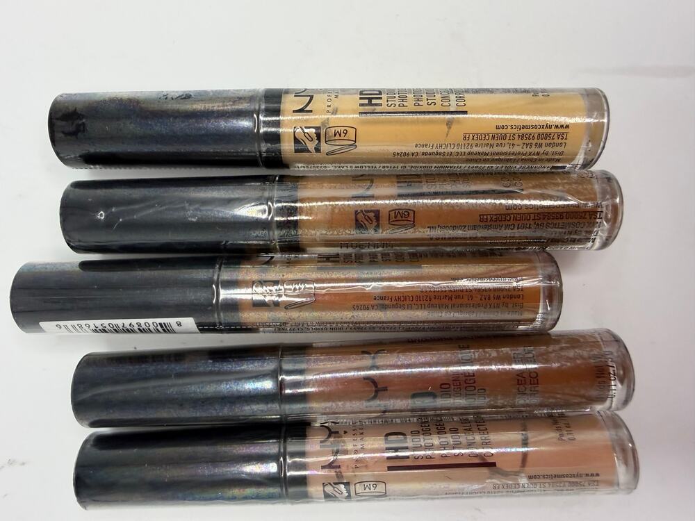 NYX HD Studio Photogenic Concealer Wand Lot 5 CW02 CW05 CW08.4 CW08.6 CW10